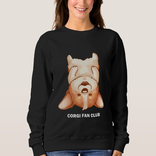 Corgi Dog Cute Playful Puppy Corgi Lover Sweatshirt (Vorderseite)
