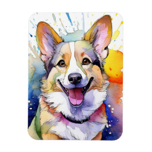 Corgi Dog Foto Magnet
