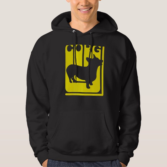 Corgi Dog Funny Hoodie (Vorderseite)