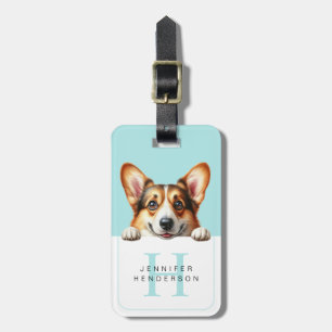 Corgi Dog Gepäckmarken Gepäckanhänger