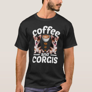 Corgi Dog Kaffee und Corgi T-Shirt