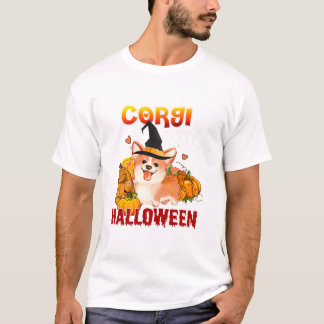 Corgi Dog Liebe Hexch Pumpkin T-Shirt