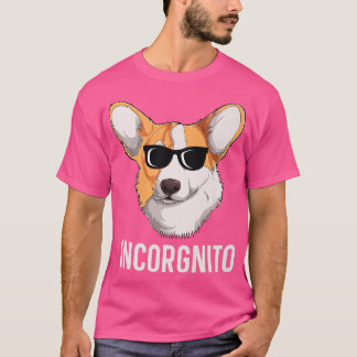 Corgi Dog Lover T - Shirt Funny Welsh Corgi Face D