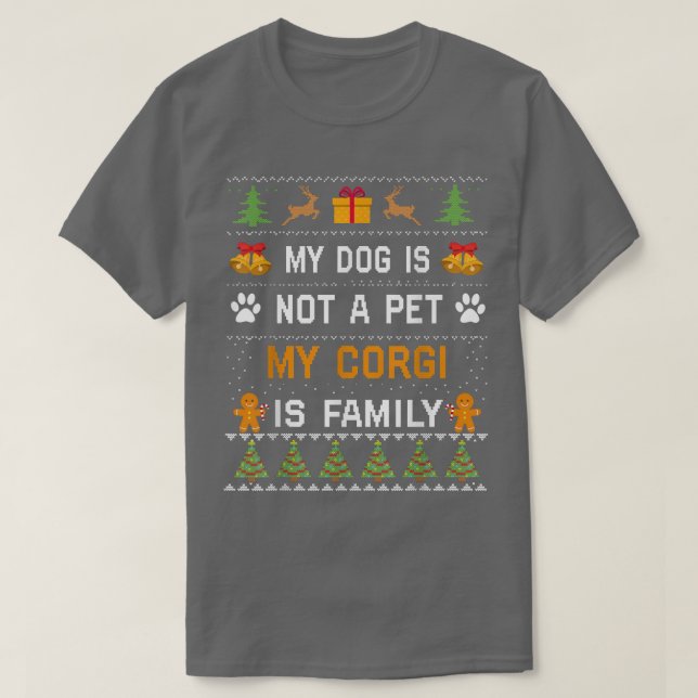 Corgi Dog Lovers gibt Niedlichen Hundebesitzer Ugl T-Shirt (Design vorne)