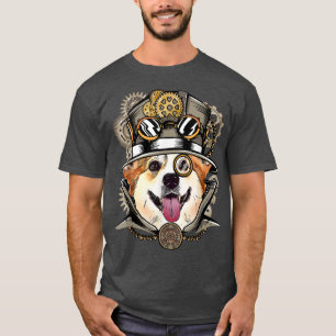 Corgi Dog Mittelalterliches Viktorianisches Gotisc T-Shirt