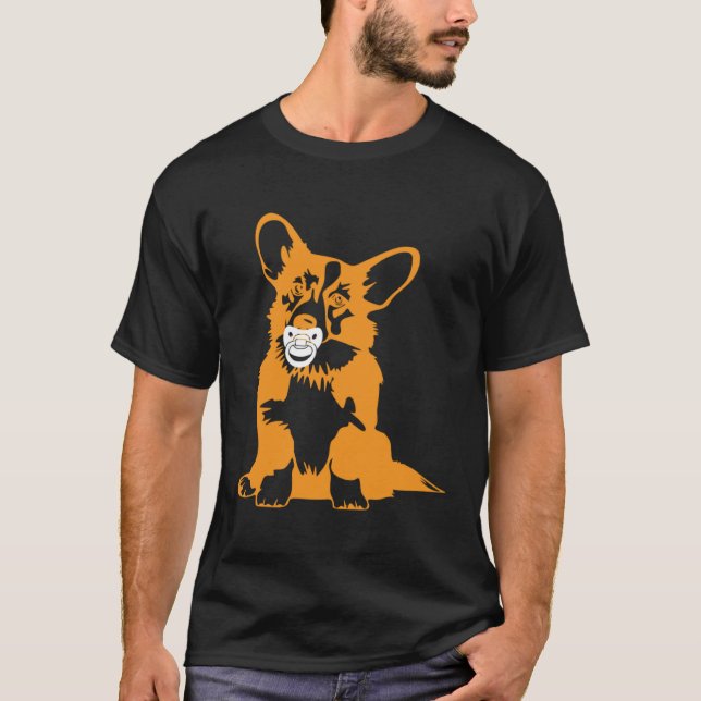 Corgi dog mom Corgi dad  1 T-Shirt (Vorderseite)