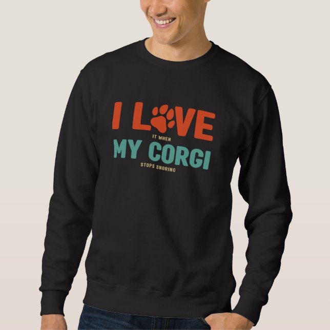 Corgi Dog Owner Sweatshirt (Vorderseite)