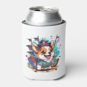 Corgi Dog Pirate Dosenkühler
