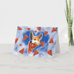 Corgi Dog Pizza essen Karte
