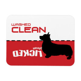 Corgi Dog, Puppengeschirrspüler Magnet - geleckt s