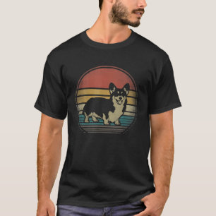 Corgi Dog Retro Vintag T-Shirt