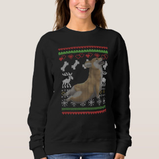 Corgi Dog Santa Claus Ugly Weihnachtsmuster X Mas Sweatshirt