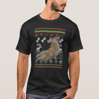 Corgi Dog Santa Claus Ugly Weihnachtsmuster X Mas T-Shirt