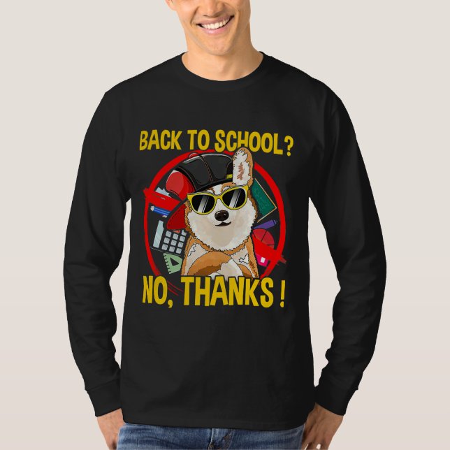 Corgi Dog Sonnenbrille T-Shirt (Vorderseite)