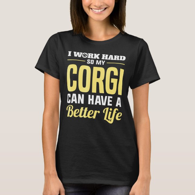 Corgi Dog T-Shirt (Vorderseite)