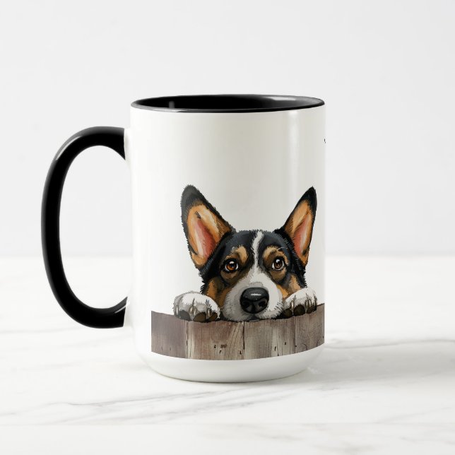 Corgi Dog Tasse (Links)