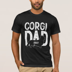 Corgi Dog Vater Welppy Vater T - Shirt