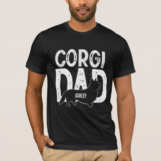 Corgi Dog Vater Welppy Vater T - Shirt