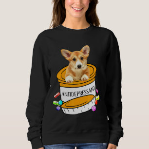 Corgi Dog Vintag für Junge Mädchen Sweatshirt