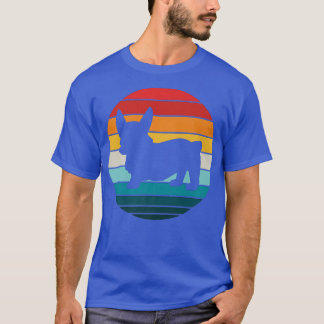 Corgi Dog Vintag Retro Pet Lover 70er 80er Sunset T-Shirt