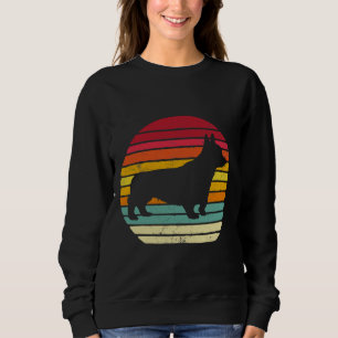 Corgi Dog Vintag Retro Style 858 Sweatshirt