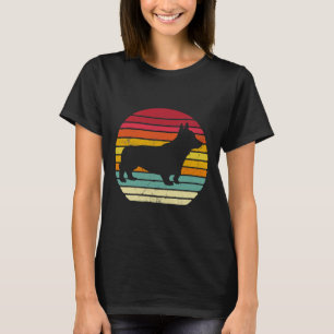 Corgi Dog Vintag Retro Style 858 T-Shirt