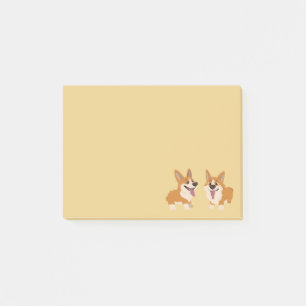 Corgi Dogs Post-it Klebezettel