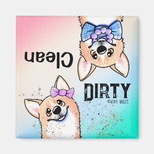 Corgi duo Saubere Geschirrspülmaschine Magnet