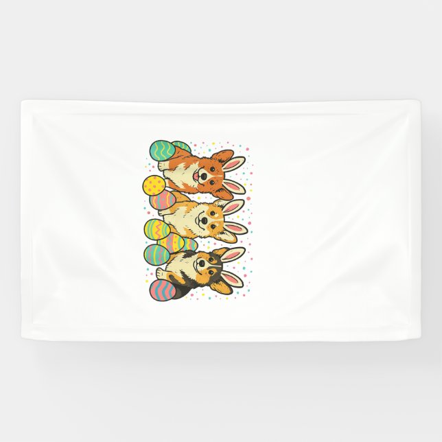 Corgi Easter T-Shirt_1 Banner (Horizontal)