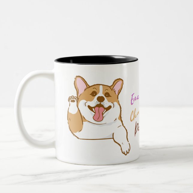 Corgi: Energetisch, Charmers, Delight Tasse (Links)