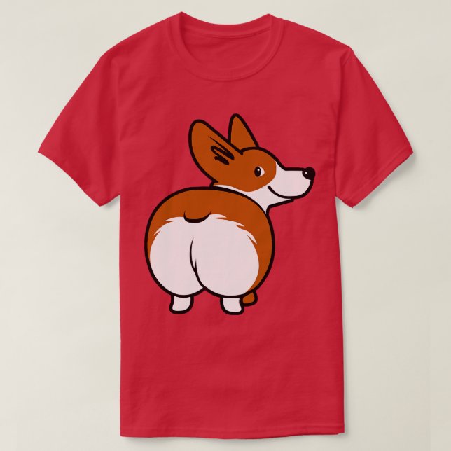 Corgi Face Mask T-Shirt (Design vorne)