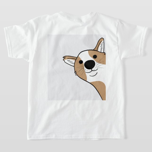 Corgi Face T-Shirt (AblageHinten)