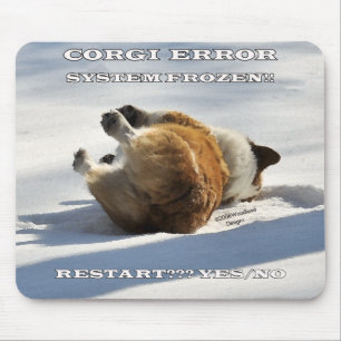 CORGI-FEHLER MOUSEPAD