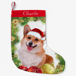 Corgi-Feiertag Kleiner Weihnachtsstrumpf