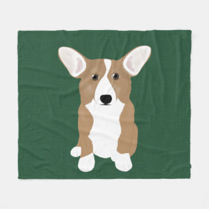 Corgi Fleece Blanka