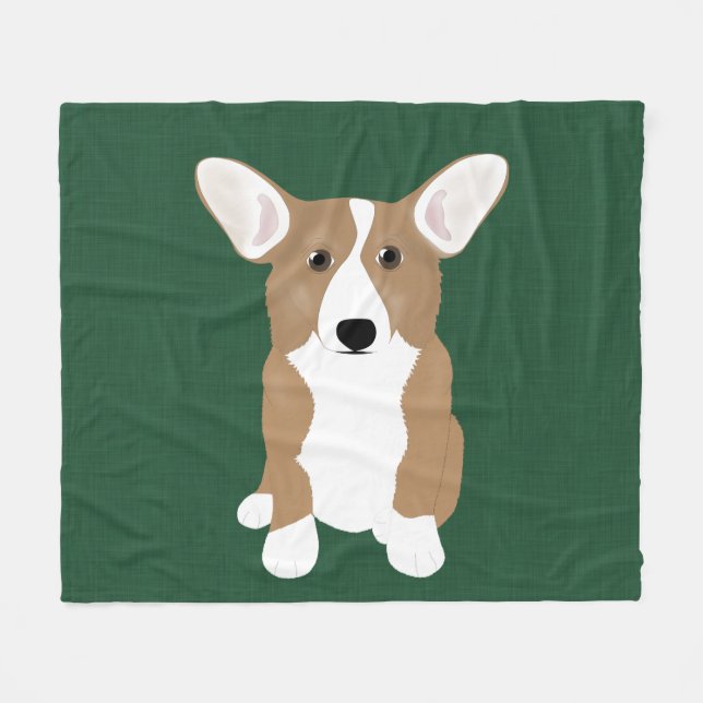 Corgi Fleece Blanka (Vorderseite (Horizontal))