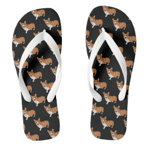 Corgi Flip Flops