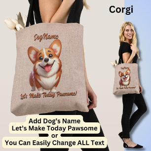 Corgi - Fügen Sie den Namen des Hundes hinzu, ände