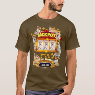 Corgi Funny Christmas für Kinder Teen Erwachsene L T-Shirt