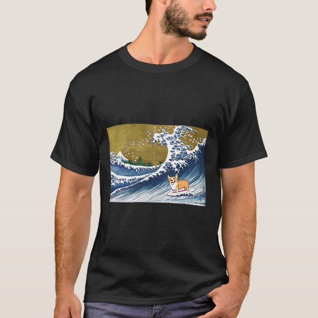 Corgi für Corgi Hintern Hund T-Shirt (Vorderseite)