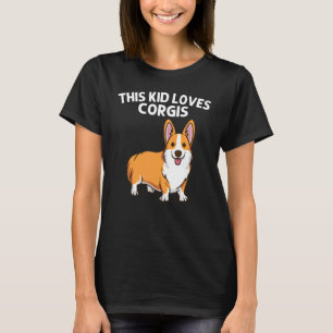 Corgi für Kinder Boys Welsh Corgi Hund Tier T-Shirt