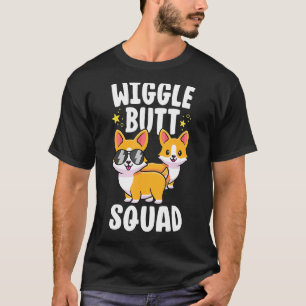 Corgi für Kinder Frauen Wackel Hintern Crew T-Shirt