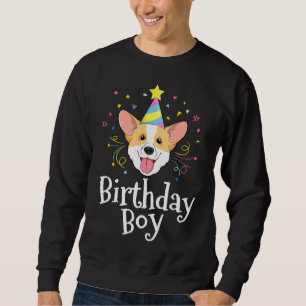 Corgi für Kinder Geburtstagskinder Party Welpe Sweatshirt