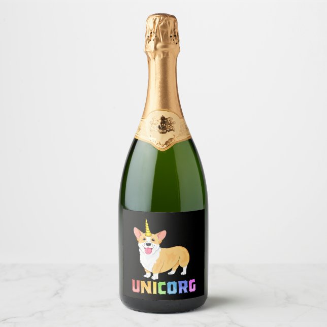 Corgi für Kinder Mädchen Unicorg Einhorn Corgicorn (Vorderseite)