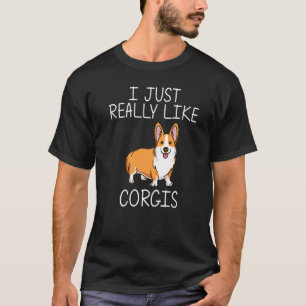 Corgi für Männer Frauen Walisischer Korgi Hund Tie T-Shirt