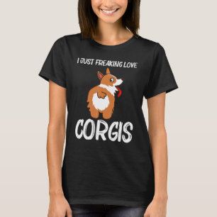 Corgi für Männer Haustiere Hunde Hunde Besitzer vo T-Shirt