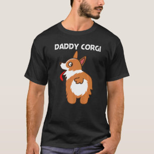 Corgi für Männer Vater Haustier Hund Tier Hundebes T-Shirt