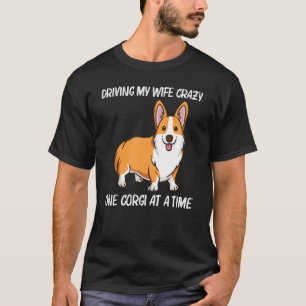 Corgi für Männer Vater Walisischer Korgi Hund Tier T-Shirt
