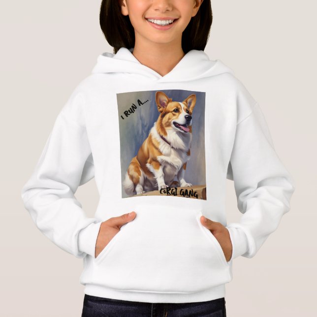 Corgi Gang Hoodie (Vorderseite)