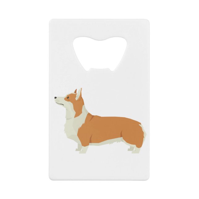 Corgi Geldbeutel Flaschenöffner (Vorderseite)